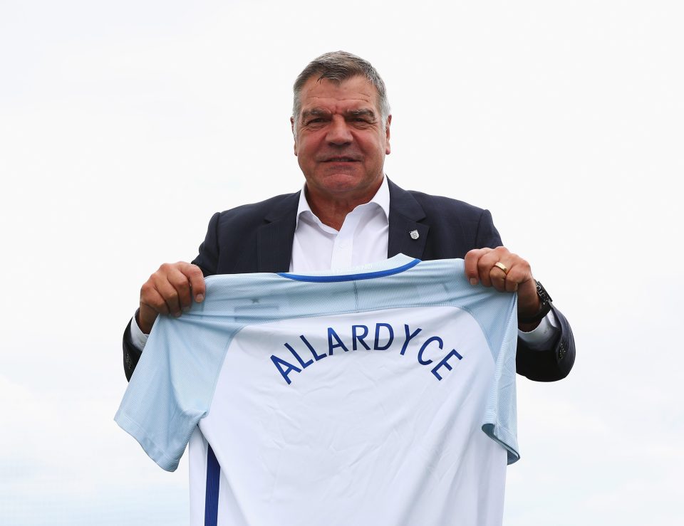  Allardyce was officially named as Roy Hodgson's replacement last week