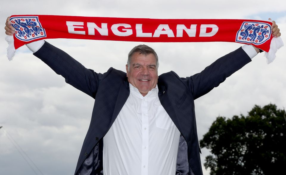  Sam Allardyce was appointed England manager last month