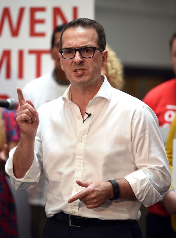  Going for the kill ... Owen Smith said patriotism wasn't in his rival's make-up