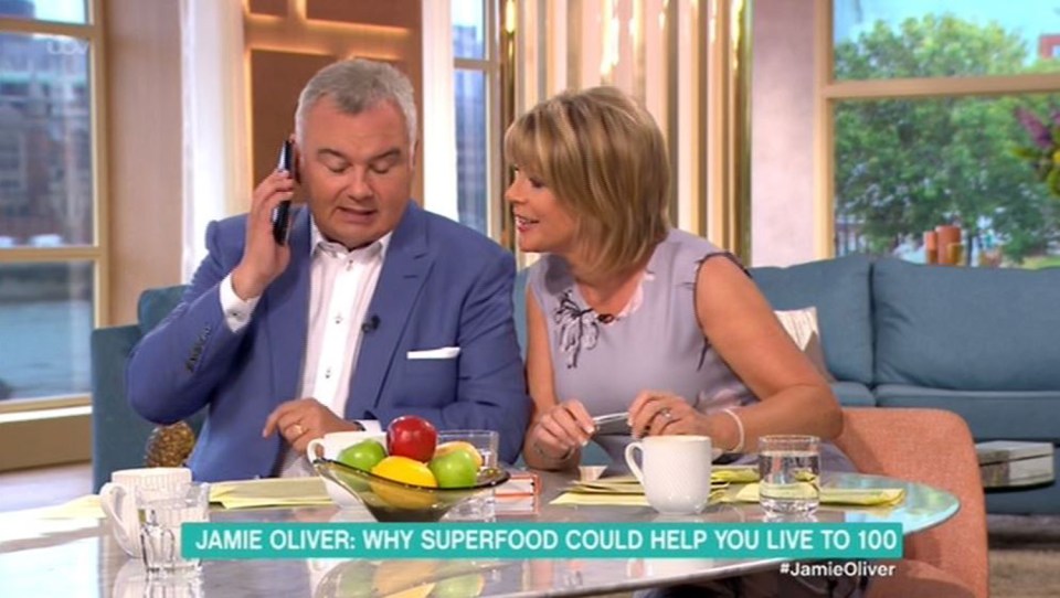  Wife Ruth Langsford also wanted to know who had interrupted the interview