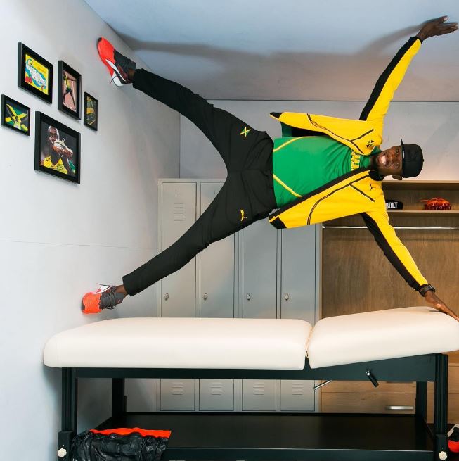  Usain Bolt posted this image with the caption: 'Anything possible right?'