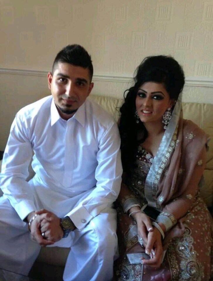  Pictured with her husband, Syed Mukhtar Kazam. Samia's father has denied his allegations the family killed Samia