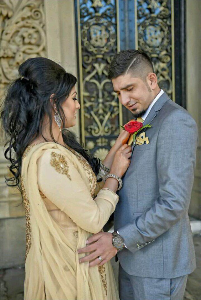  Samia Shahid, of Bradford, with her second husband Syed Mukhtar Kazam