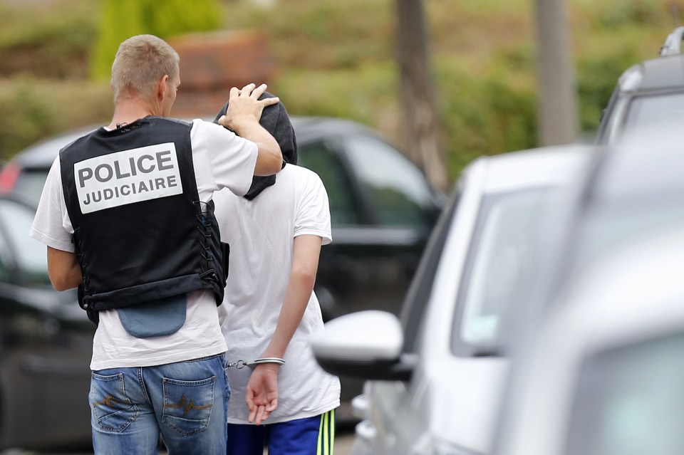  A young man was arrested by police on Tuesday afternoon following the Normandy horror