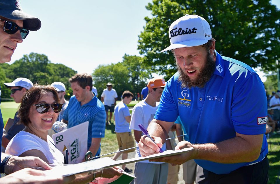  Andrew Johnston has been enjoying his new found fame since The Open and should star at Baltusrol this week