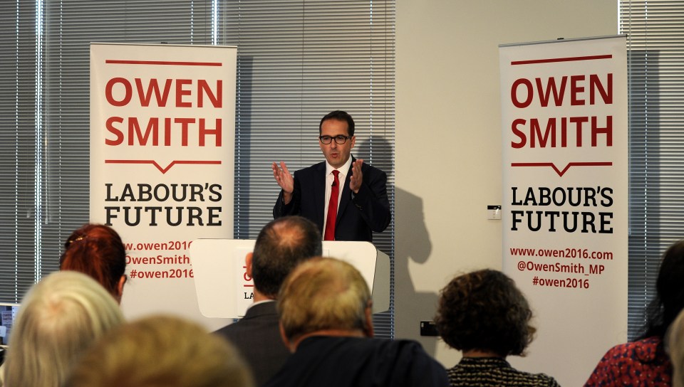  Owen Smith's speech came after a poll suggested many Labour voters would prefer Theresa May as PM