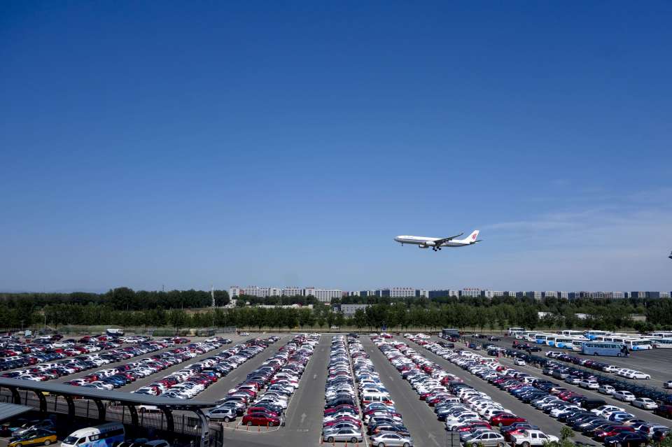  Airport car parks can be vast