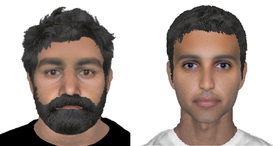  The two men being sought by police over the RAF Marham attack