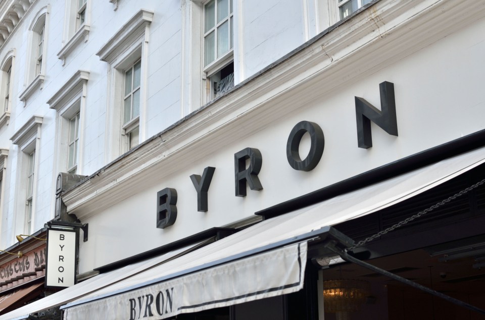  Byron's announcement comes as many bars, pubs and restaurant chains across the UK are pulling back on expansion