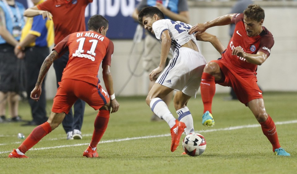 Enzo Zidane made his Real Madrid debut against PSG