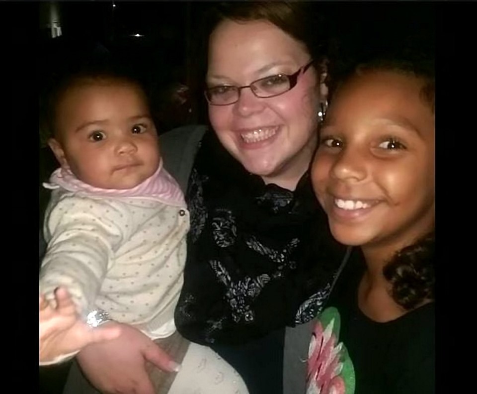  Rebecca Fox pictured with her daughters Ruth and Atiya, left the restaurant in a rage without paying