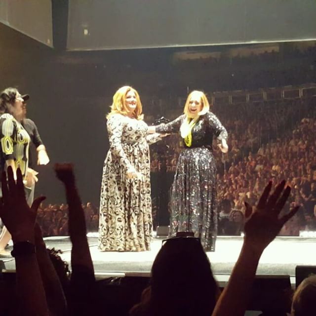  Adele told Kristie in front of 17,000 fans the drag artist looked 'amazing'