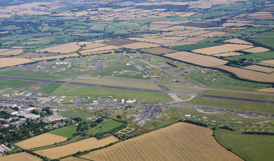  Russian airmen and planes are being housed in Oxfordshire