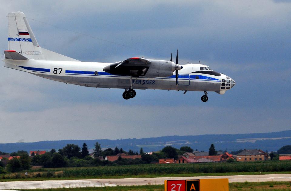  Russian's use old Antonov An-30B twin turboprop aircraft for their flights