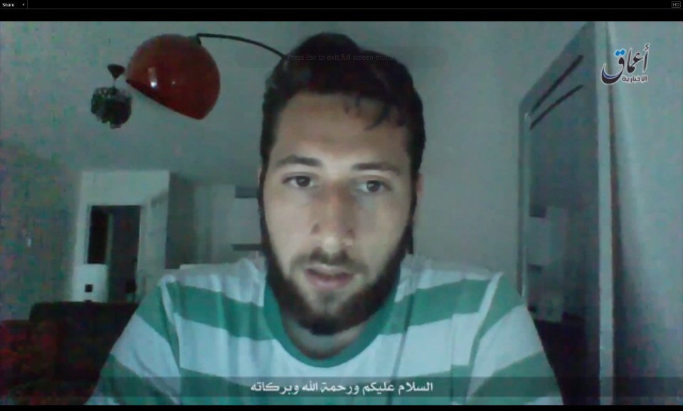  Terror risk ... Normandy priest killer Abdel-Malik Nabil Petitjean called for more ISIS-inspired atrocities in sick video released after his attack