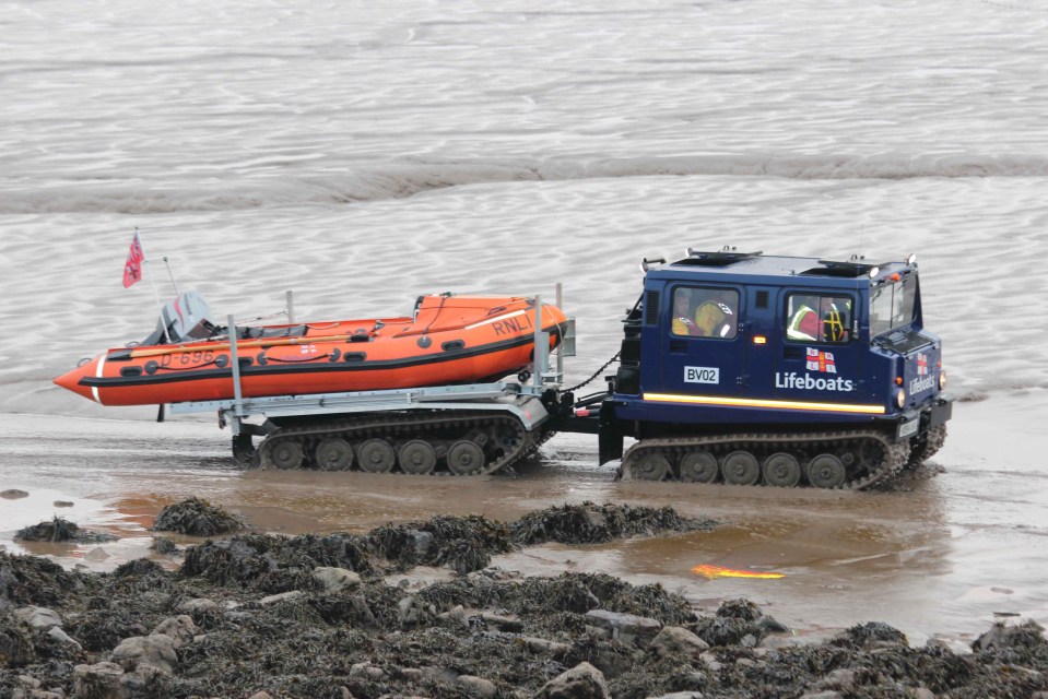  Launched ... RNLI lifeboat