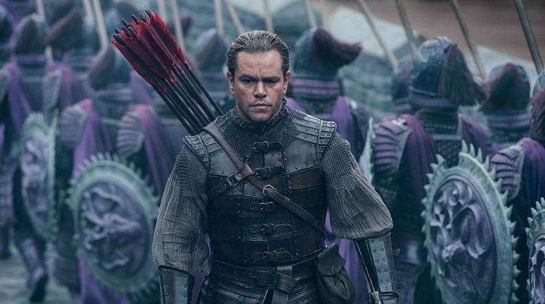  Matt Damon is the as-yet unnamed soldier in The Great Wall