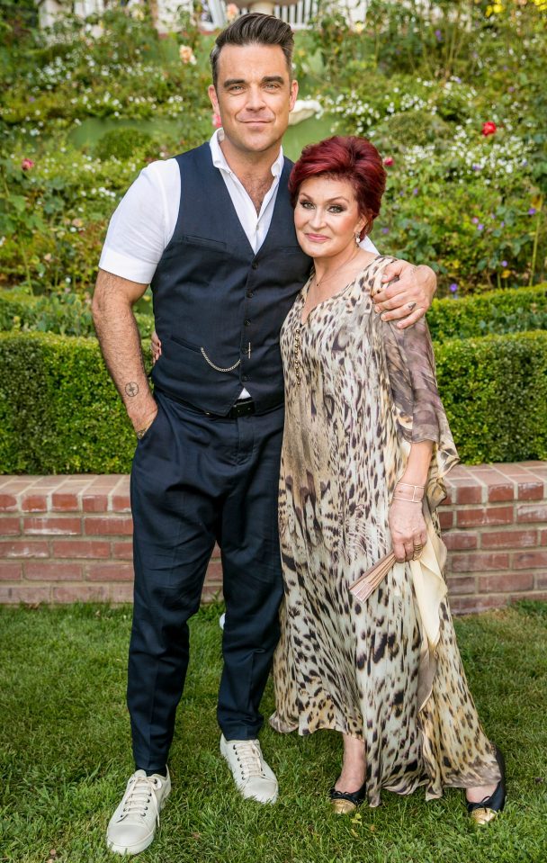  Robbie and Sharon will be teaming up again in the X Factor judges houses