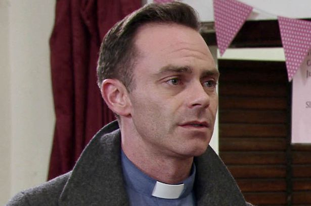 Dan stars as Corrie vicar Billy