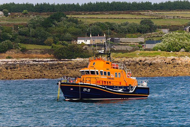  St Mary’s all-weather lifeboat was among the emergency services involved in the attempted rescue