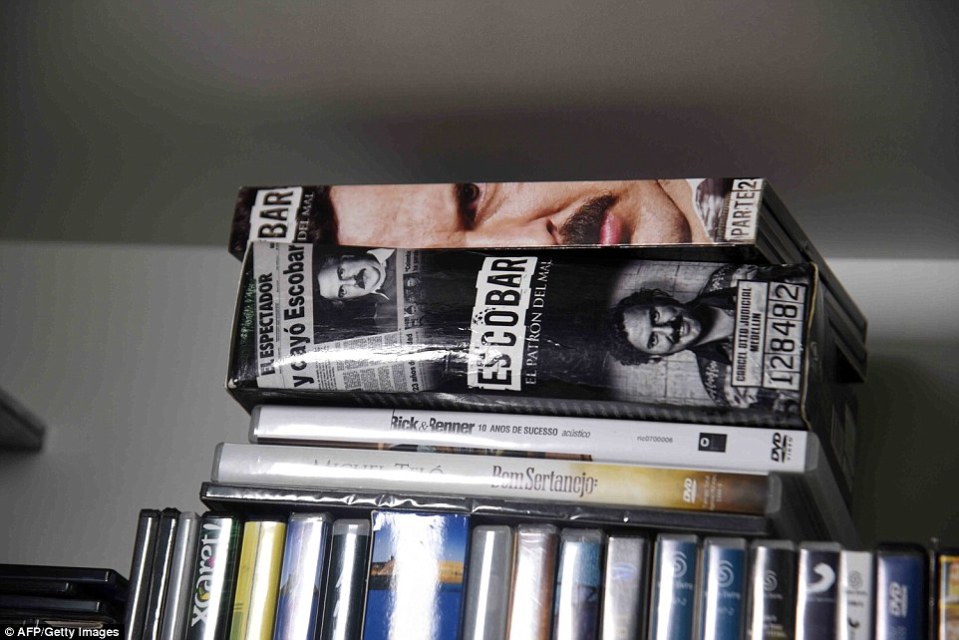  He also had a TV series about drug lord Pablo Escobar in his DVD collection