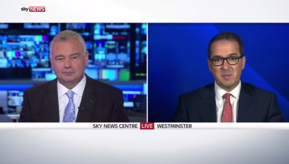  Owen Smith was interviewed by Eamonn Holmes on Sky News this morning and told him Jeremy Corbyn should not be the leader of the Labour Party