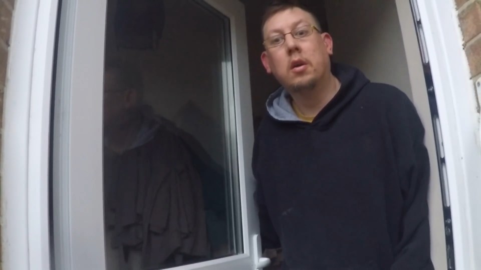  Paul Platten is confronted by vigilante paedophile hunters who turn up on his doorstep