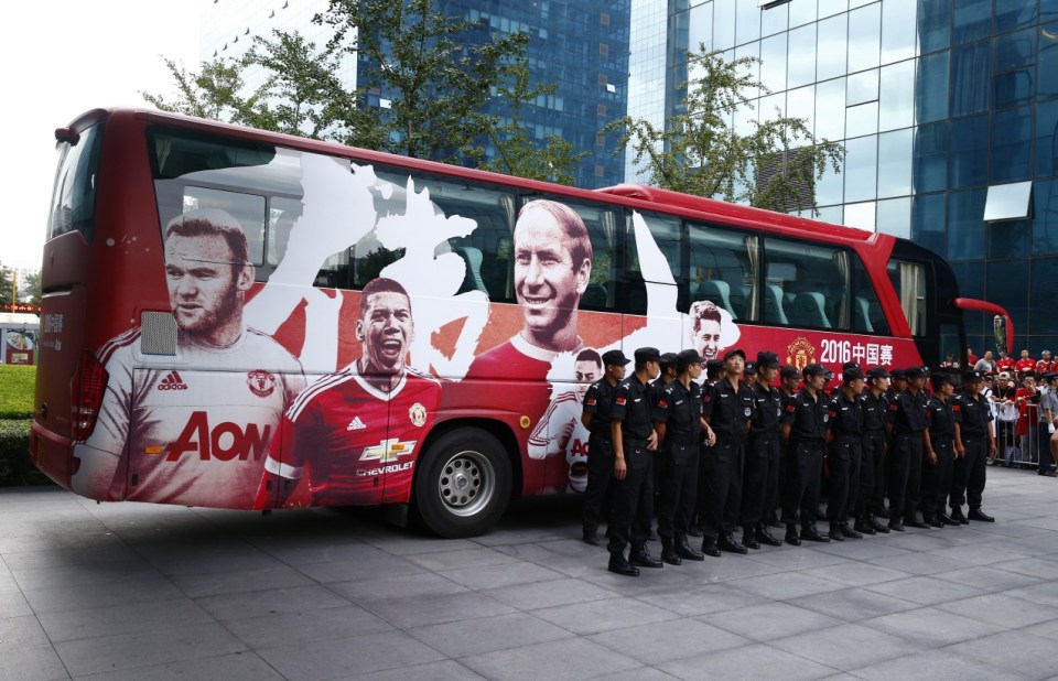  Security tight at Man Utds hotel after the Man City game was cancelled