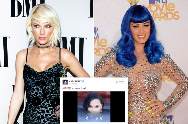 Katy Perry appears to have responded to Taylor Swifts drama