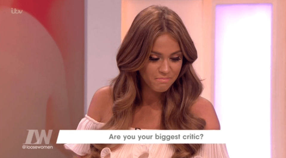  Vicky broke down on Loose Women when talking about her inner critic