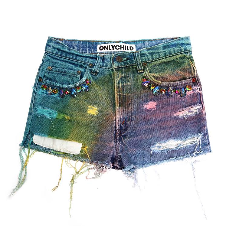  Denim shorts are an essential, but Only Child has stamped the wardrobe basic with originality