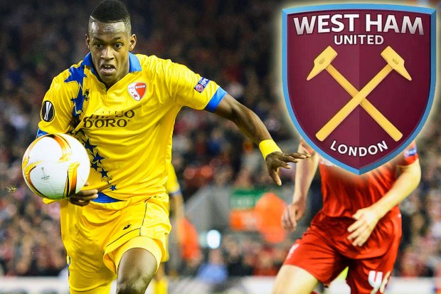 Edimilson Fernandes is set to join West Ham for £5.5million