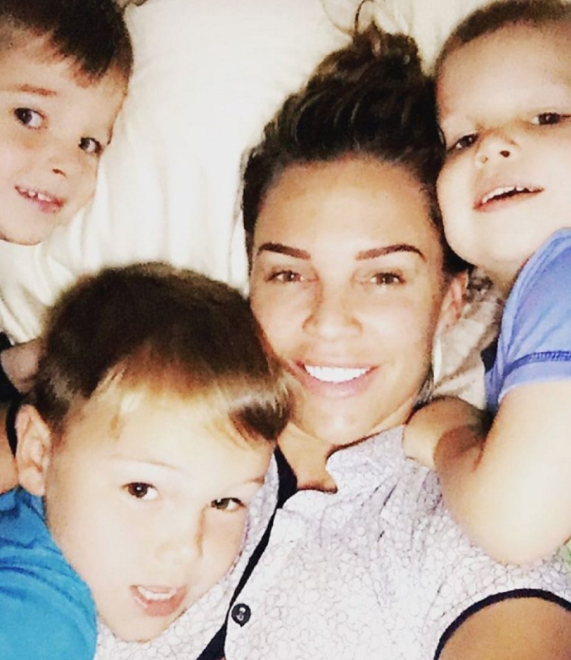  Danielle had three boys with her ex hubby and says they are her absolute priority