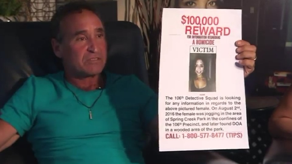  Phil Verano is working to raise money as a reward for information relating to his daughter's death