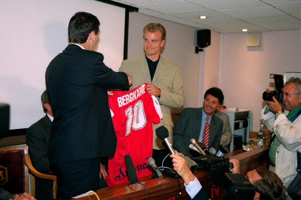  Dennis Bergkamp was most expensive player in British football history