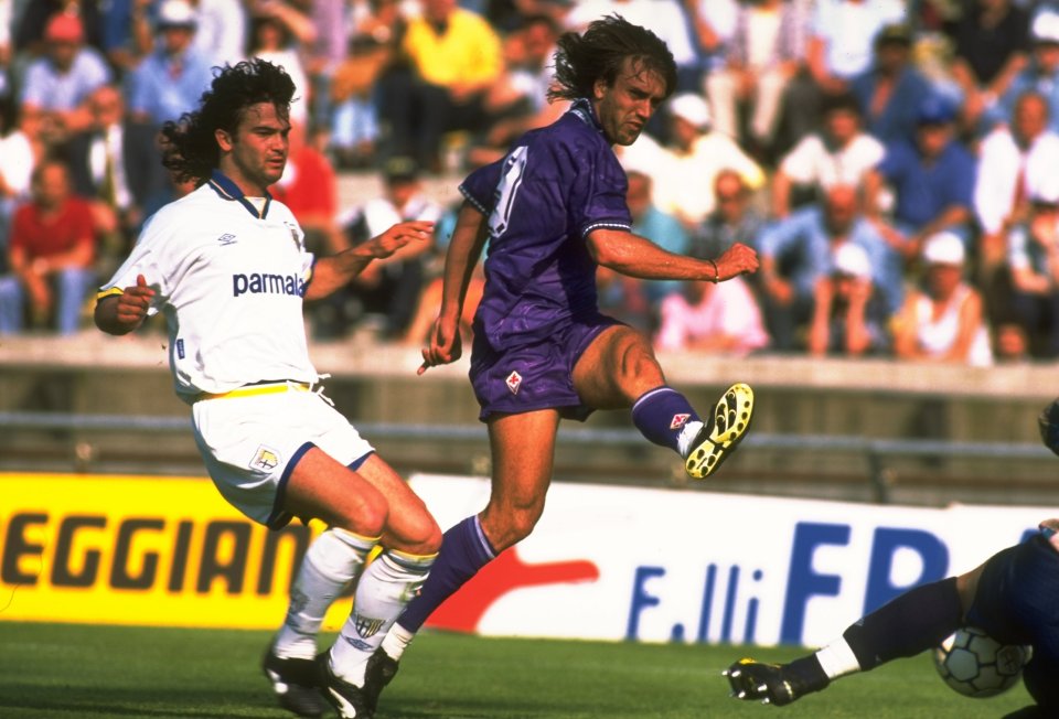  Gabriel Batistuta shone in 1995 for Serie A's newly-promoted side, Fiorentina