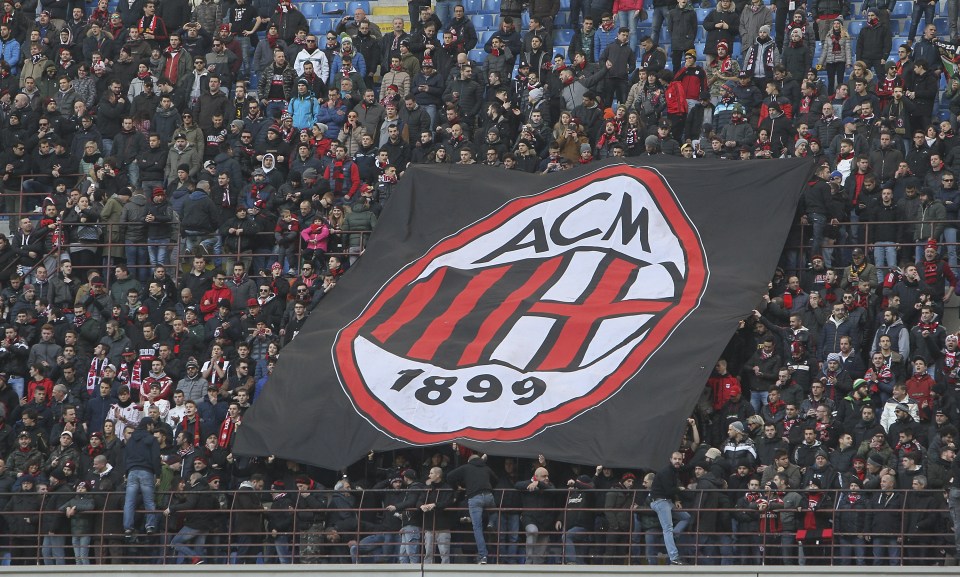  Seven-time winners AC Milan have not played Champions League football since 2014