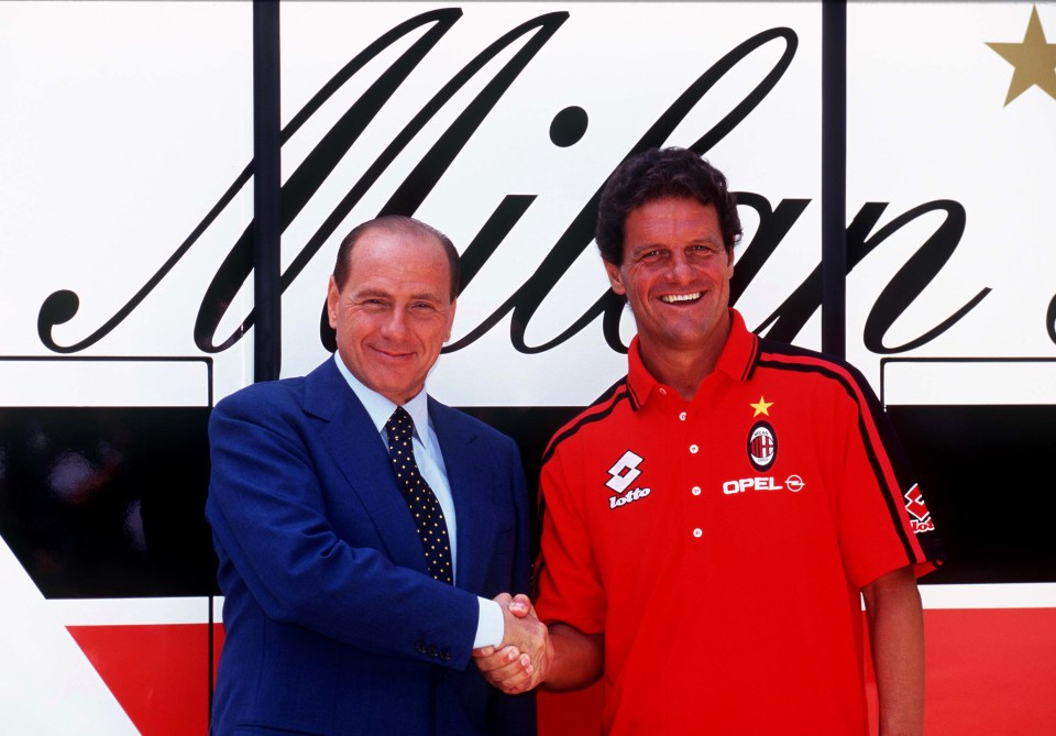  Fabio Capello hailed Silvio Berlusconi as the best possible president of a club