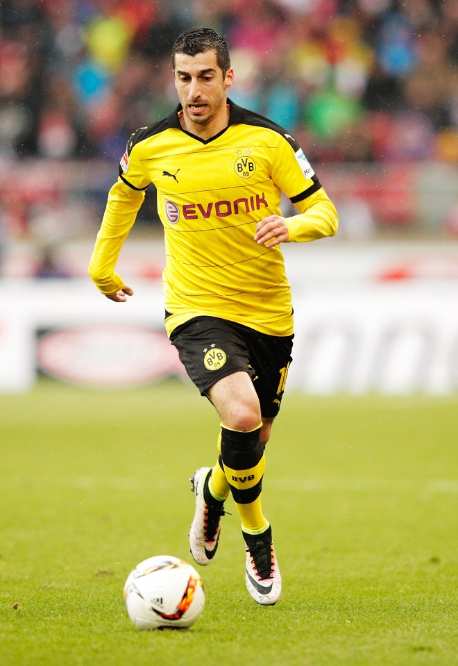  Mkhitaryan was a star for Dortmund in the Bundesliga last season