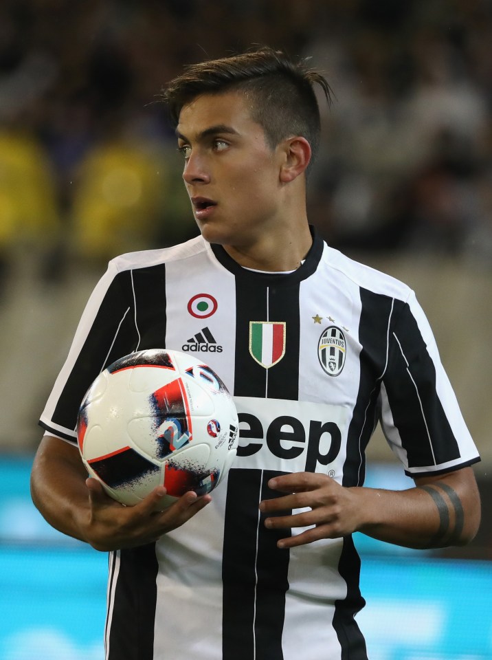  Paulo Dybala will inherit a No10 shirt worn by several legends at Juventus