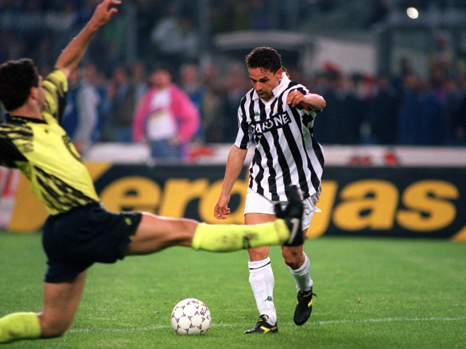  Roberto Baggio won the Ballon d'Or in 1993 as Juventus teams were built around him