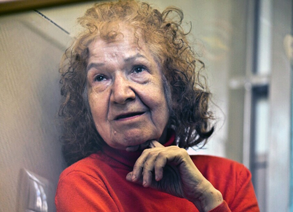  Granny ripper Tamara Samsonova pictured on the day of her court hearing