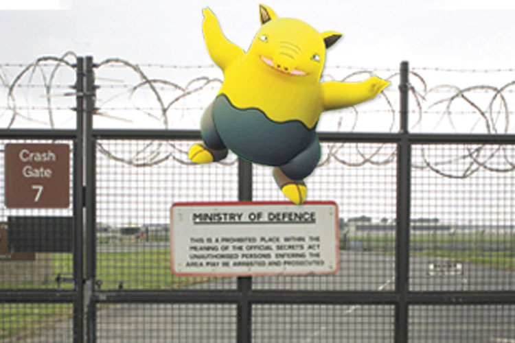  Some Pokemon are INSIDE the army bases