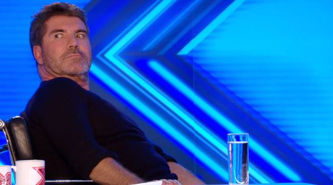  Simon was left dazed and confused by the audition