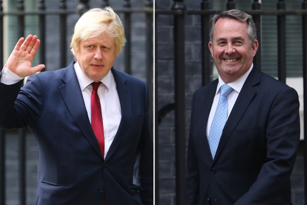 Boris Johnson and Liam Fox are locked in a bitter feud