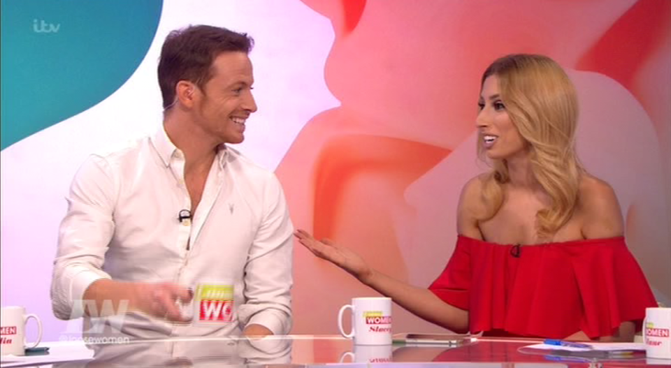  Joe appeared on the show with his girlfriend Stacey Solomon