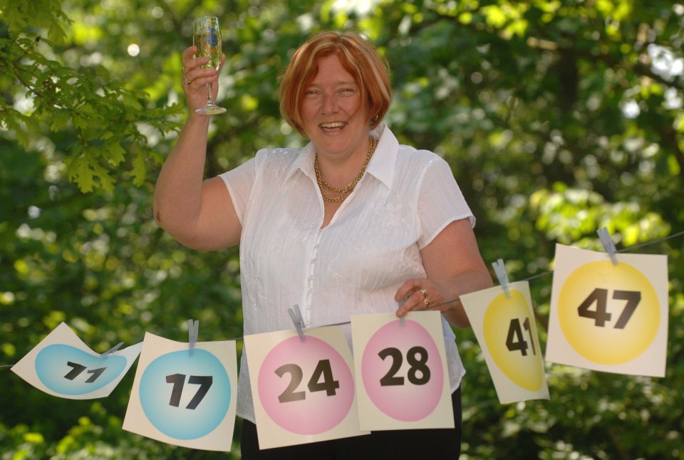  Joanne Gilbert from Abertillery won £1.4million in 2007 after getting all six numbers in the lottery