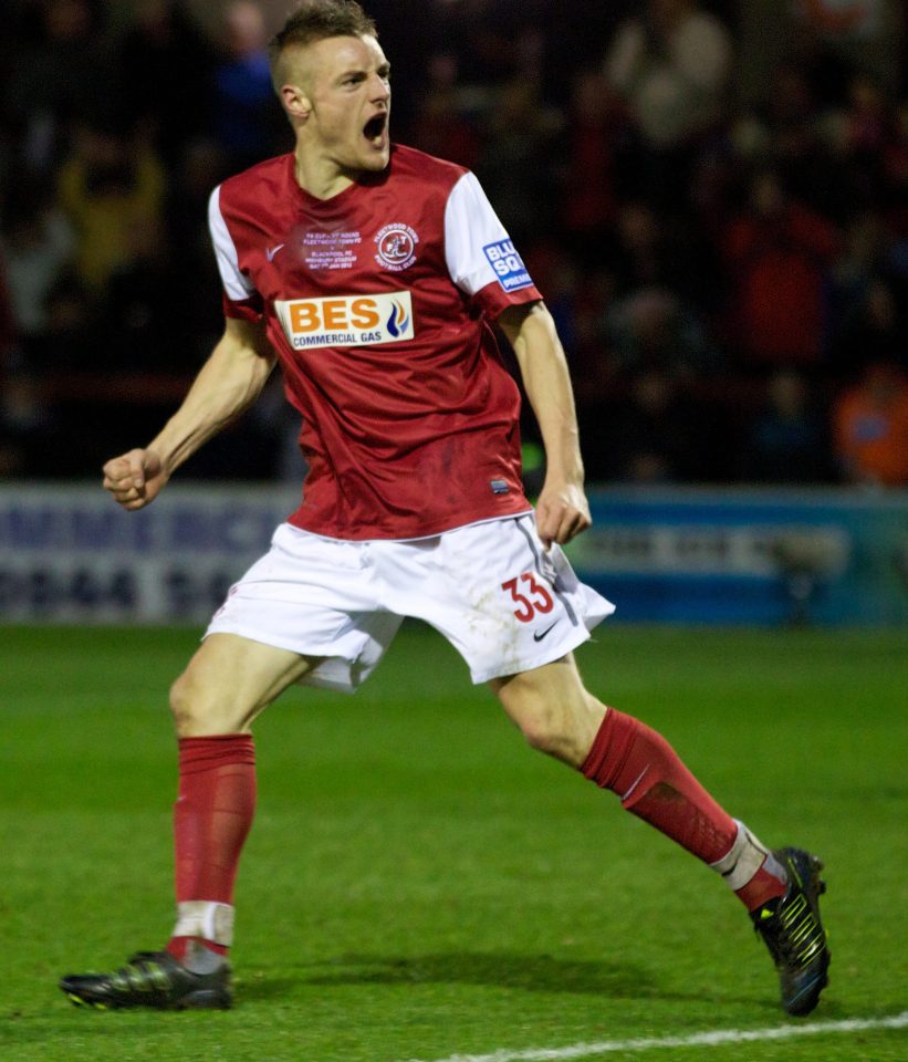  Jamie Vardy for fleetwood town