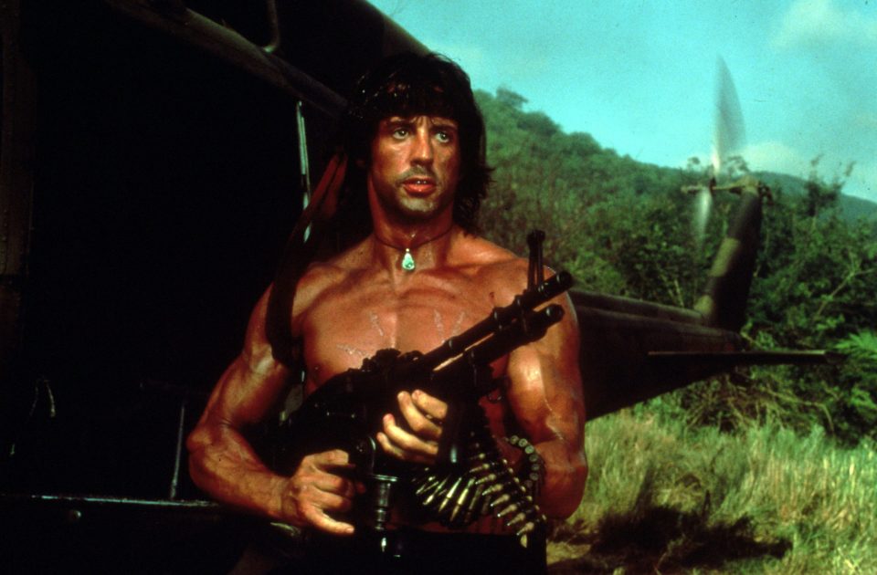 The M60 machine gun was the favourite weapon of movie action man John Rambo, played by Sylvester Stallone