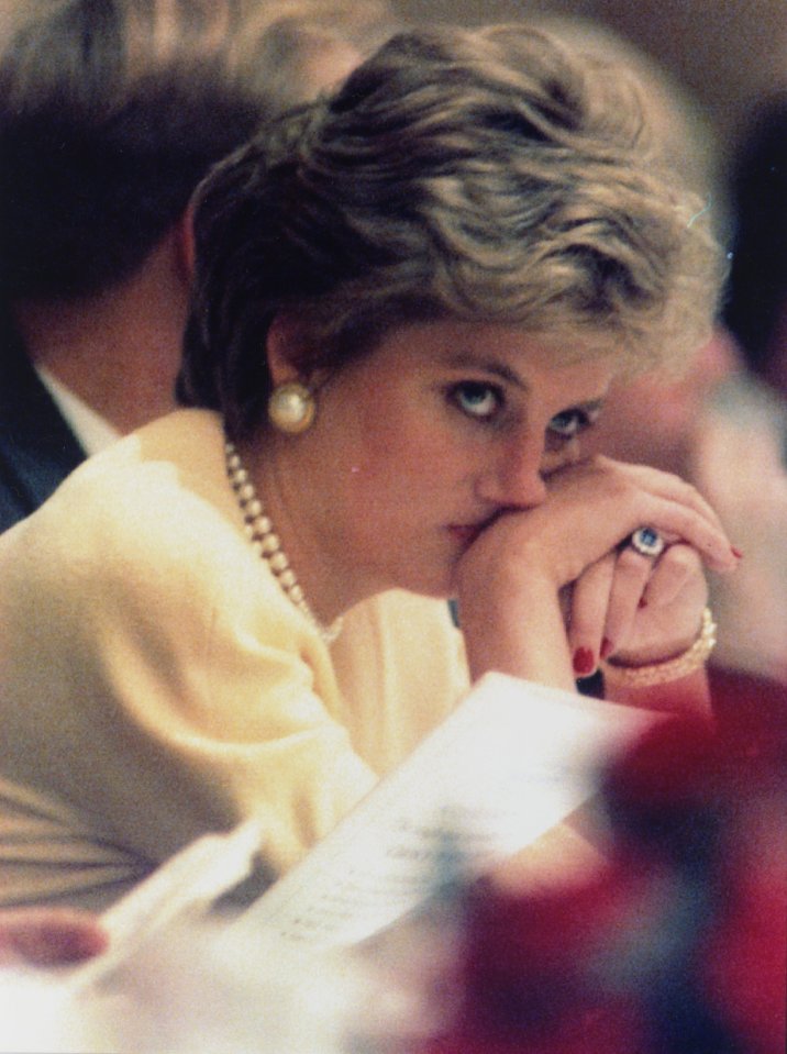  Diana at a charity lunch in December 1994